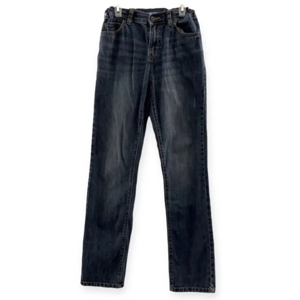 Old Navy Boys Skinny Adjustable Waist Jeans Size 14‎
